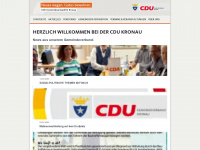 cdu-kronau.com Webseite Vorschau