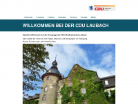 cdu-laubach.de Webseite Vorschau