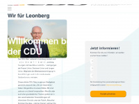 cdu-leonberg.de Webseite Vorschau