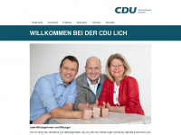 cdu-lich.de Webseite Vorschau
