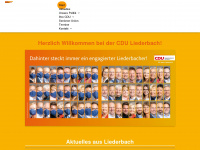 cdu-liederbach.de Webseite Vorschau