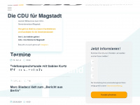 cdu-magstadt.de Webseite Vorschau