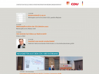 cdu-metelen.de Webseite Vorschau