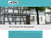 cdu-nordenstadt.de Webseite Vorschau