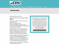 cdu-nussloch.de Webseite Vorschau