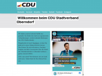 cdu-oberndorf.de Webseite Vorschau