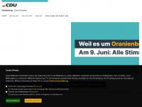 cdu-oranienburg.de Webseite Vorschau