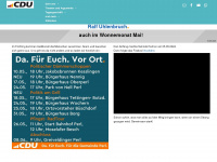 cdu-perl.de Webseite Vorschau