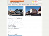cdu-pliezhausen.de Webseite Vorschau