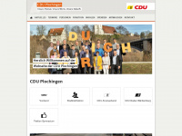 cdu-plochingen.de Webseite Vorschau