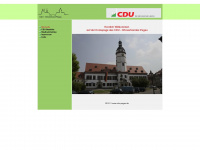 cdu-pegau.de Webseite Vorschau
