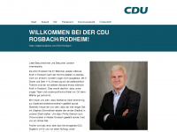 cdu-rosbach.de Webseite Vorschau