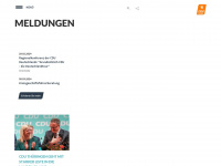 cdu-sonneberg.de Webseite Vorschau