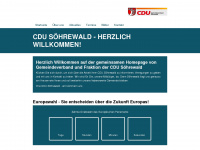 cdu-soehrewald.de Webseite Vorschau