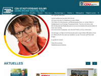 cdu-solms.de Webseite Vorschau