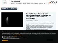cdu-st-leon-rot.de Webseite Vorschau