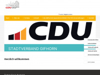 cdu-stadt-gifhorn.de Webseite Vorschau