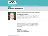 cdu-straubenhardt.de Webseite Vorschau