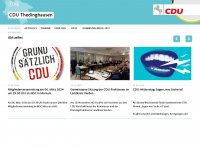 cdu-thedinghausen.de Webseite Vorschau