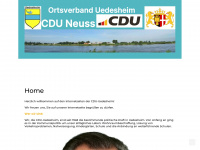 cdu-uedesheim.de Webseite Vorschau