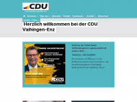 cdu-vaihingen-enz.de Webseite Vorschau