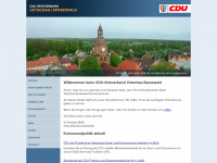 cdu-vetschau.de Webseite Vorschau