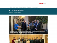 cdu-waldems.de Webseite Vorschau