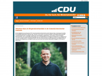 cdu-wemmetsweiler.de Webseite Vorschau