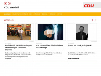 cdu-werdohl.de Webseite Vorschau