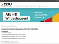cdu-wildeshausen.de Webseite Vorschau