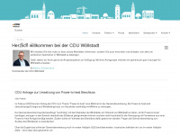 cdu-woellstadt.de Webseite Vorschau