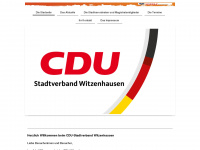 cdu-witzenhausen.de Webseite Vorschau