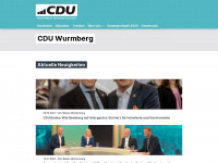 cdu-wurmberg.de Webseite Vorschau