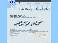 cdz-city-dentaltechnik.de Webseite Vorschau