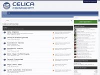 celica-community.de Webseite Vorschau