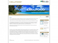 cellfood.de Webseite Vorschau