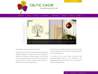 celtic-choir.de Webseite Vorschau
