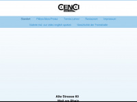 cenci.ch Webseite Vorschau