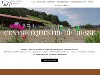 centre-equestre-diesse.ch Webseite Vorschau