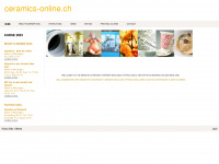 ceramics-online.ch Webseite Vorschau