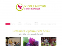 nicolemilton.ch Webseite Vorschau