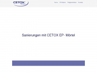 cetox.de Webseite Vorschau
