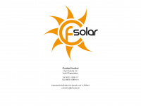 cf-solar.de Webseite Vorschau