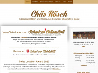chaes-roesch.ch Webseite Vorschau