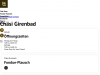 chaesi-girenbad.ch Webseite Vorschau