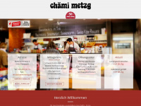 chaemimetzg.ch Webseite Vorschau