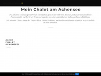 chalet-achensee.at Webseite Vorschau