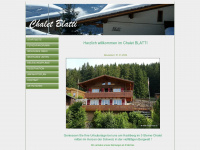 chalet-blatti.ch Webseite Vorschau