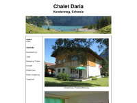 chalet-daria.ch Webseite Vorschau