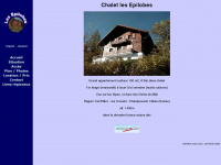chalet-epilobes.ch Webseite Vorschau